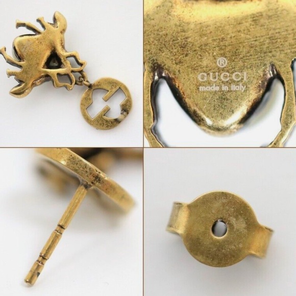 Gucci Gold Interlocking G Bee
Earrings Gucci. Authentic - Picture 8 of 12